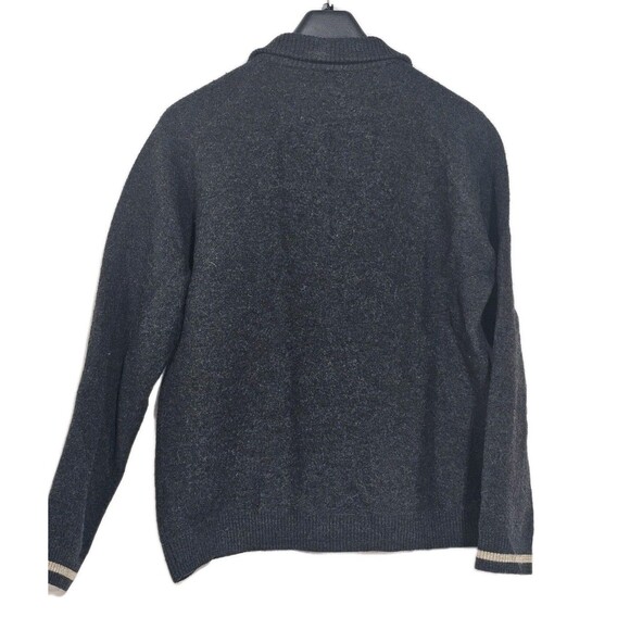 Smartwool Sweater Mens XL Heather Blue Merino Wool Blend 1/4 Zip Pullover - Picture 3 of 11